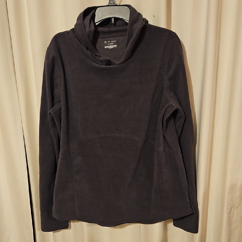 Nwot Tek Gear Women's Charcoal Cowl Neck Hoodie